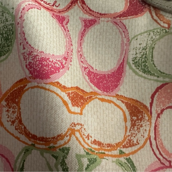 Coach Multicolor Signature Tote Bag Poppy - Picture 5 of 14